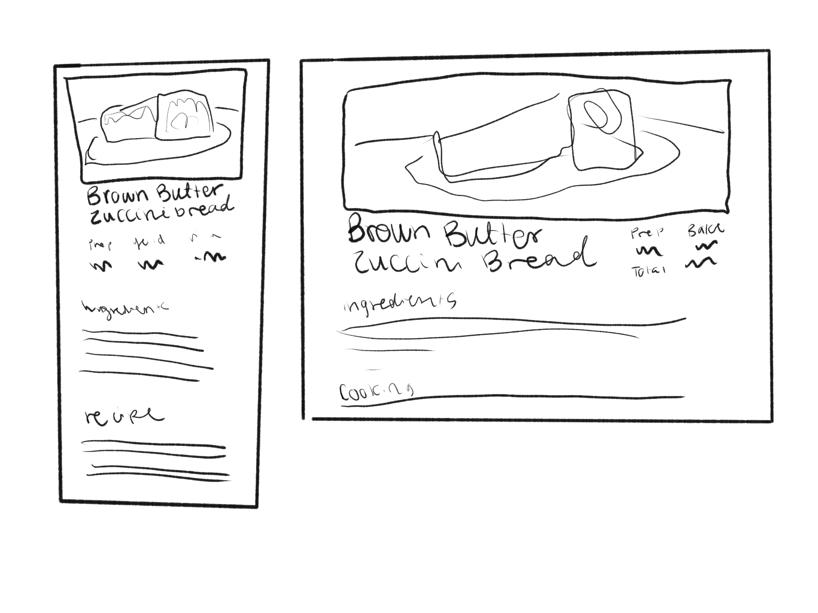 Low fidelity wireframe 1