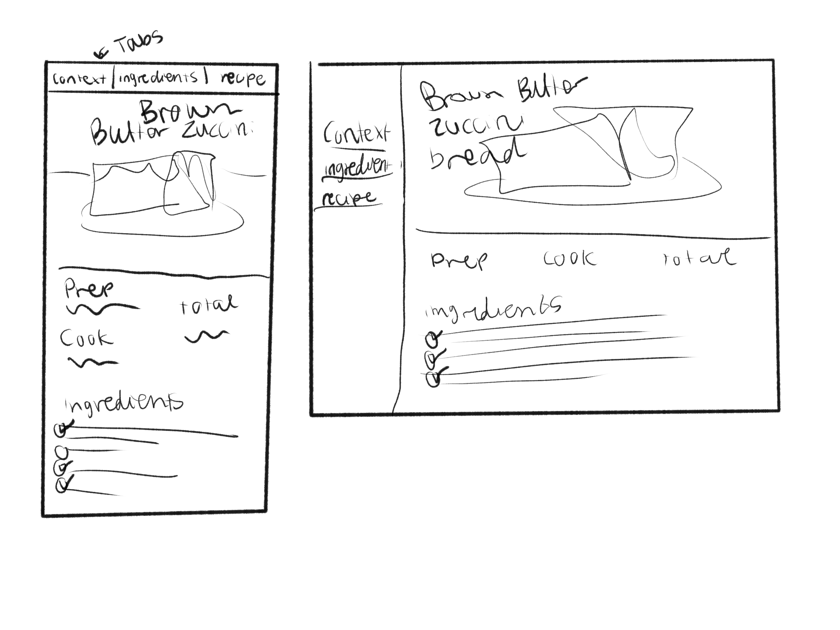 Low fidelity wireframe 2